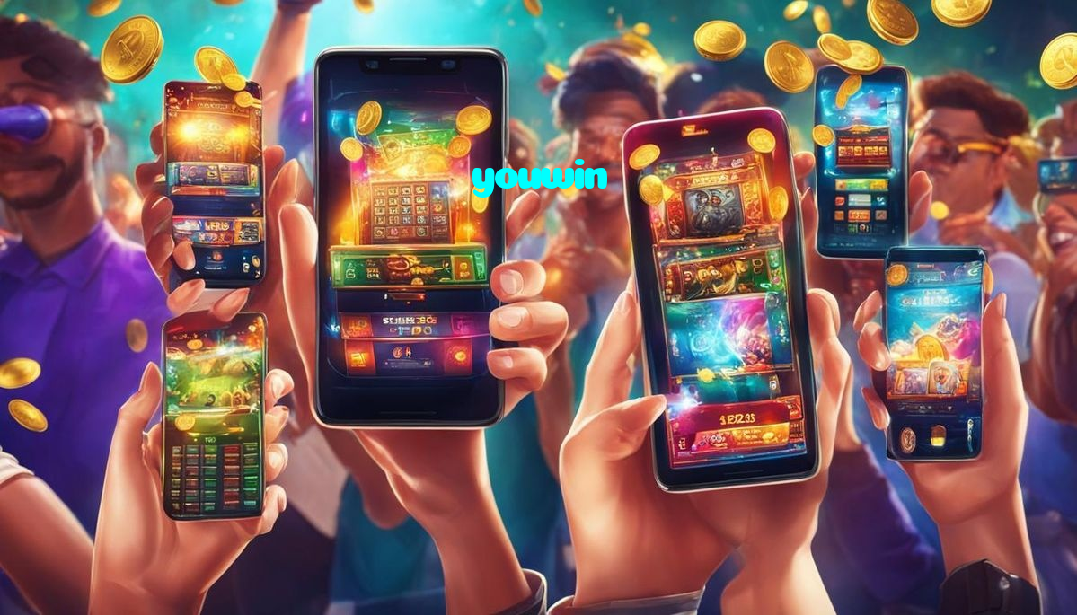 youwin casino presented on mobile device in Pakistan with slots and live games